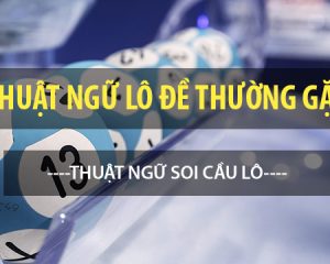 thuat ngu lo de thuong gap - thuat ngu soi cau lo hinh anh 1